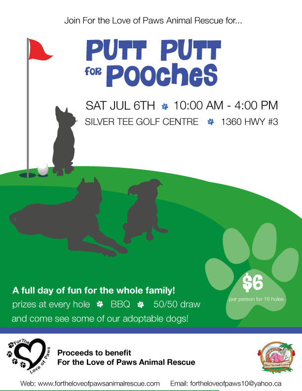 Putt Putt for Pooches At Silver Tee Golf Centre