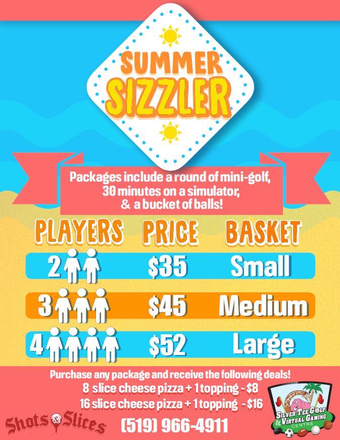 Summer Sizzler special rates silver tee 2019